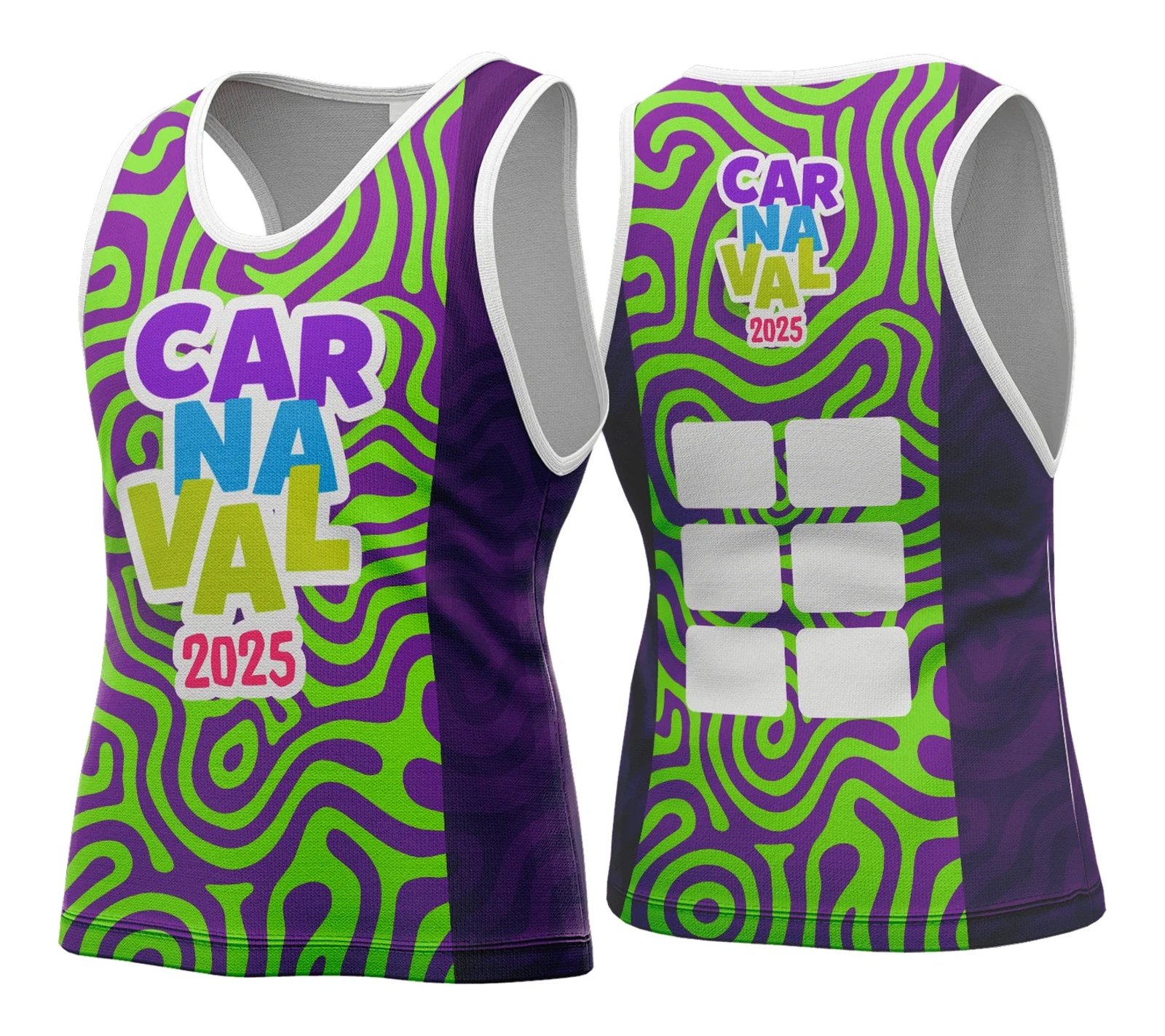 Arte Vetor Camisa Abadá de Carnaval 2026 - Modelo 166