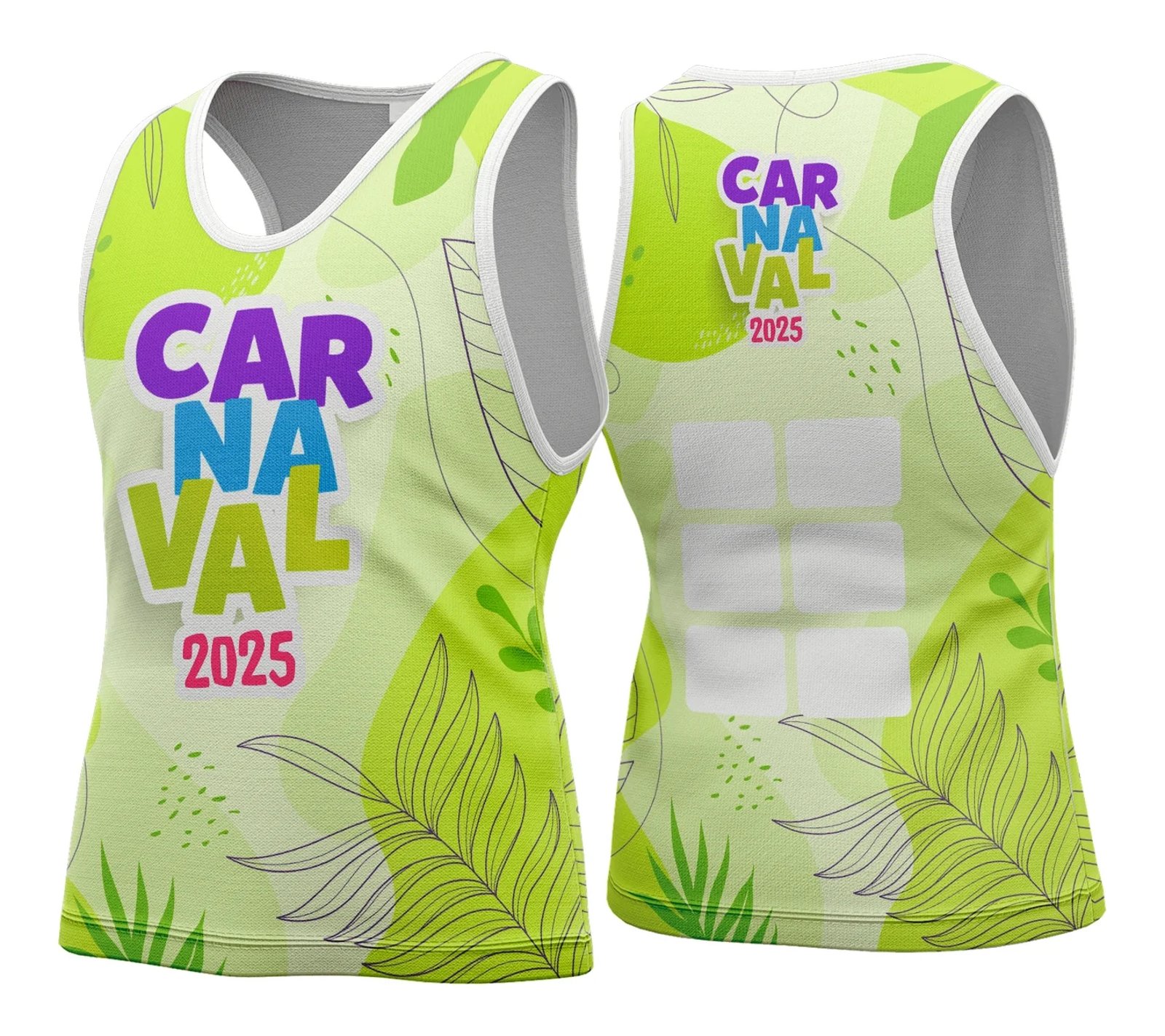 Arte Vetor Camisa Abadá de Carnaval 2026 - Modelo 168