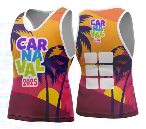 Arte Vetor Camisa Abadá de Carnaval 2026 - Modelo 169