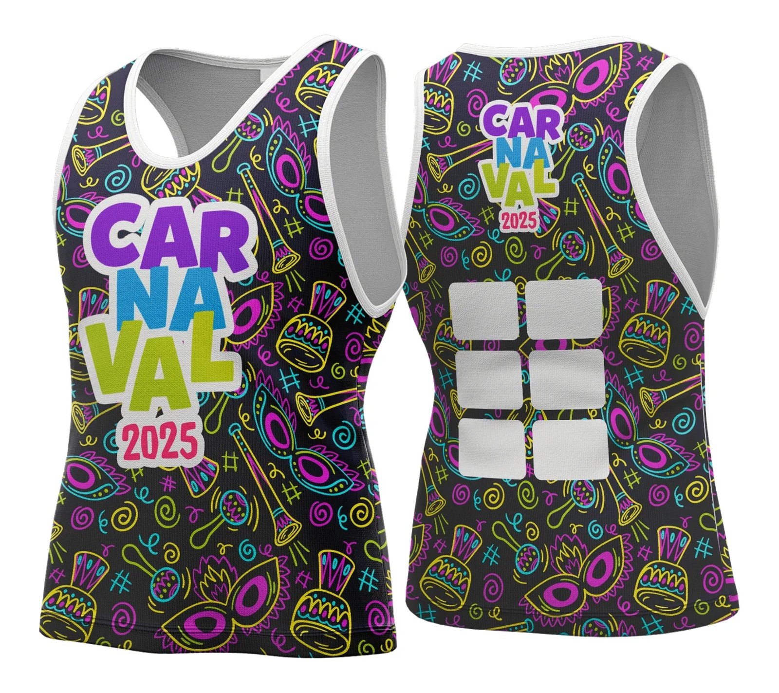 Arte Vetor - Camisa Abadá de Carnaval 2026 - Modelo 191