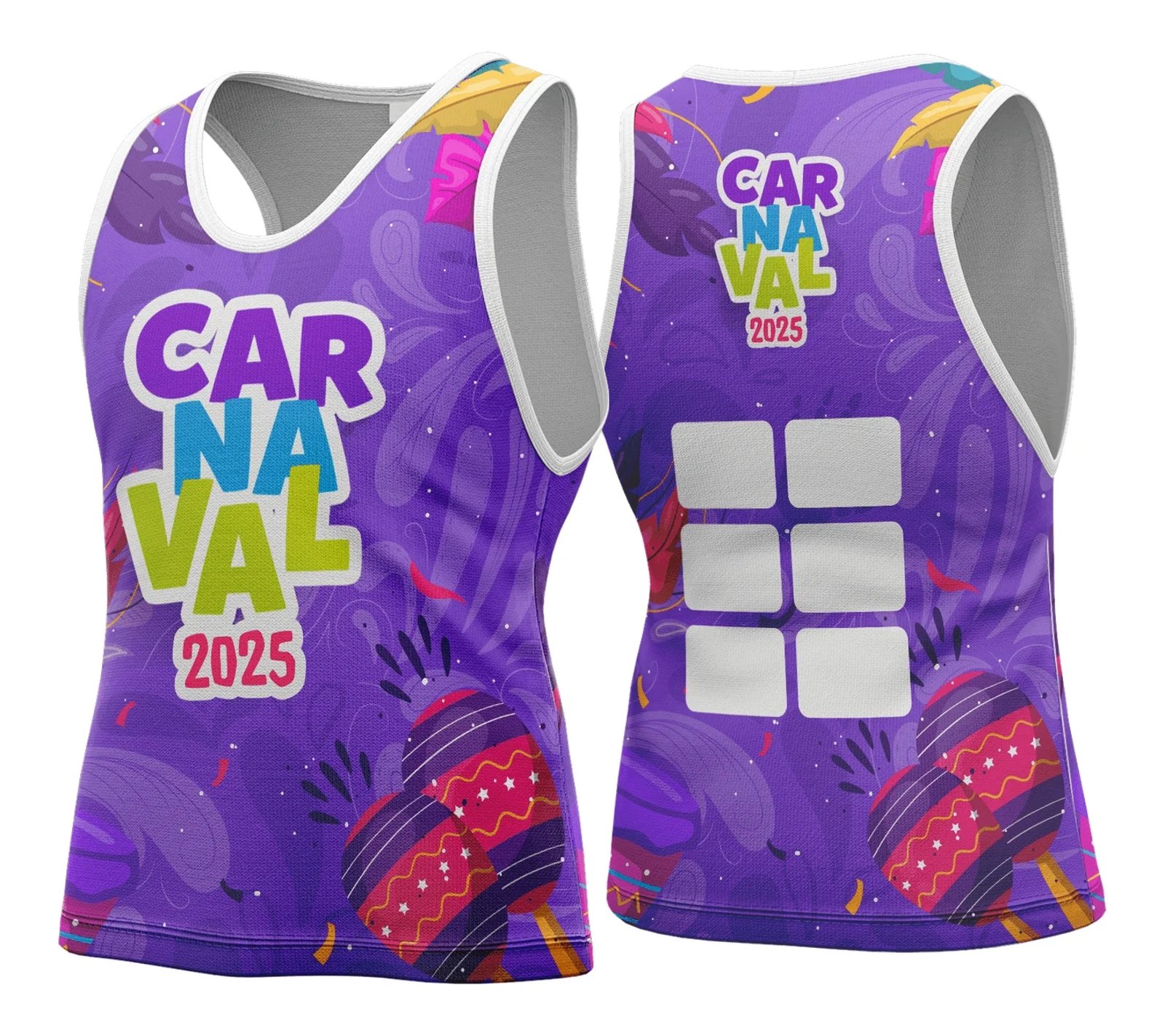 Arte Vetor - Camisa Abadá de Carnaval 2026 - Modelo 198
