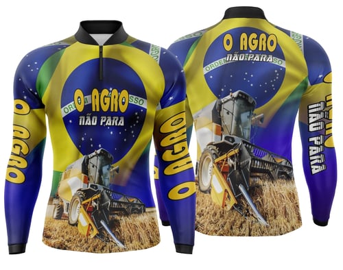 Arte Vetor Camisa Agro Manga Longa Mod 02