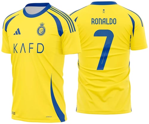 Arte Vetor Camisa Al-Nassr Titular 2023 - 2024