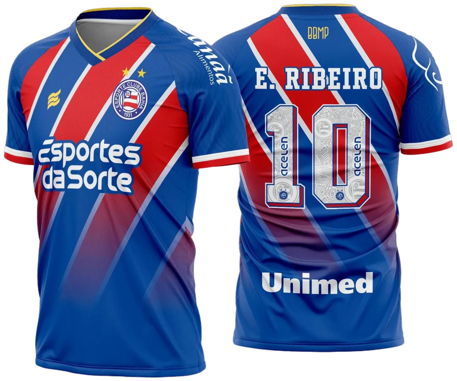 Arte Vetor Camisa Bahia Reserva 2024 - 2025