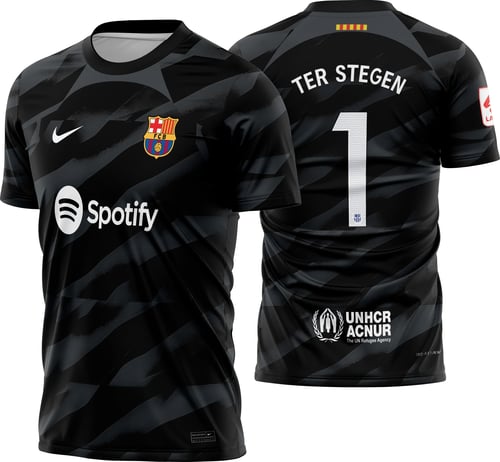 Arte Vetor Camisa Barcelona Goleiro 2023-24