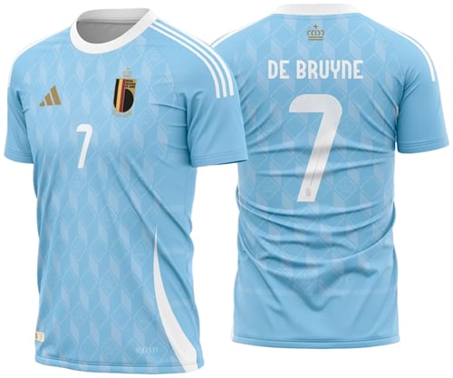 Arte Vetor Camisa Belgica Reserva 2024 - 2025