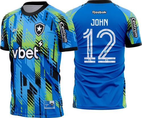 Arte Vetor Camisa Botafogo Goleiro I 2025 - 2026 02