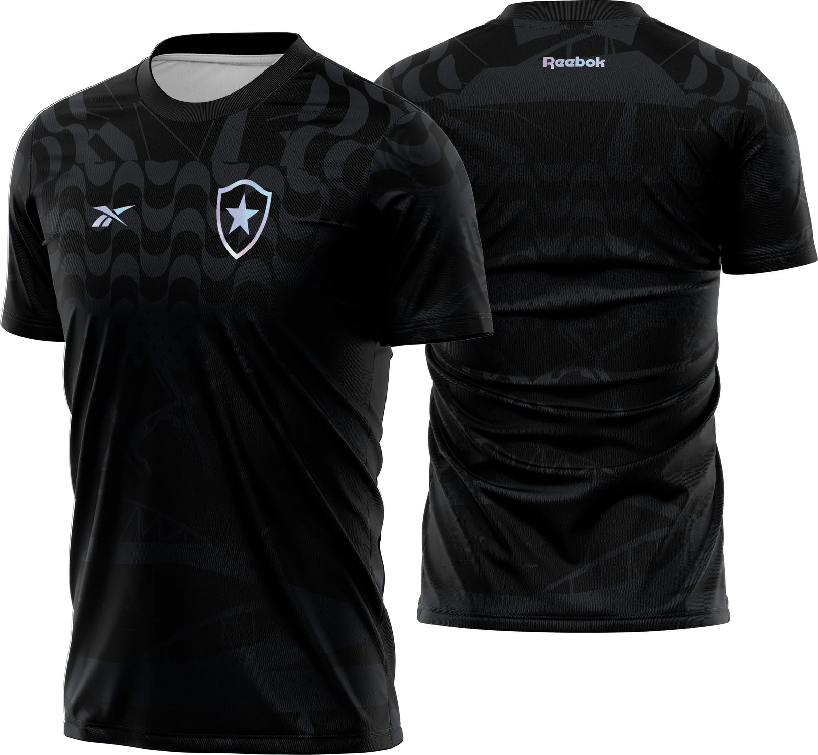 Arte Vetor Camisa Botafogo Pré-Jogo 2023-24