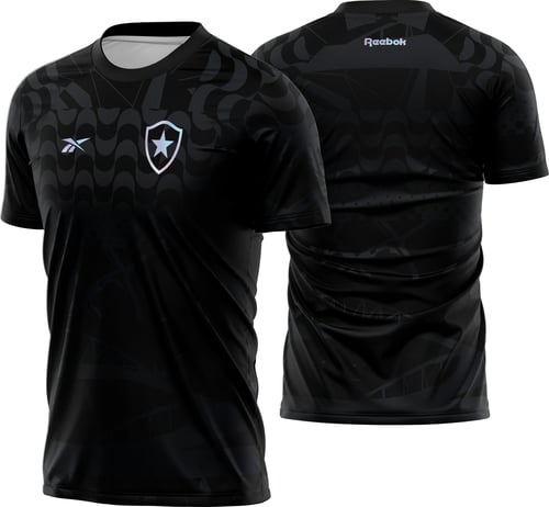 Arte Vetor Camisa Botafogo Pré-Jogo 2023-24
