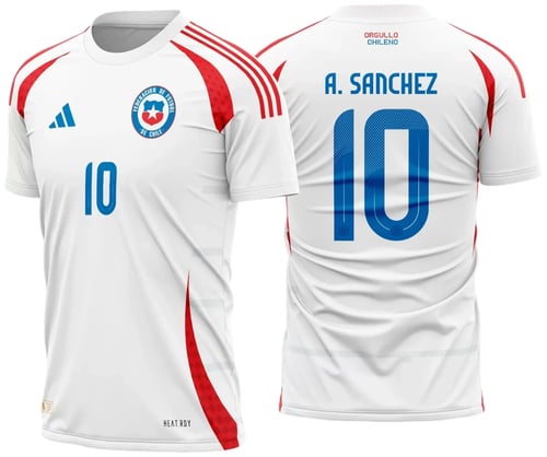 Arte Vetor Camisa Chile Reserva 2024 - 2025
