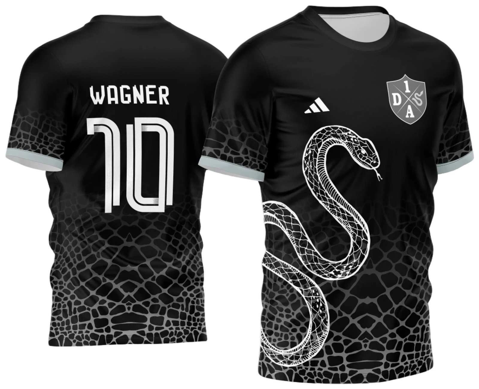 Arte Vetor Camisa Cobra de Time Futebol