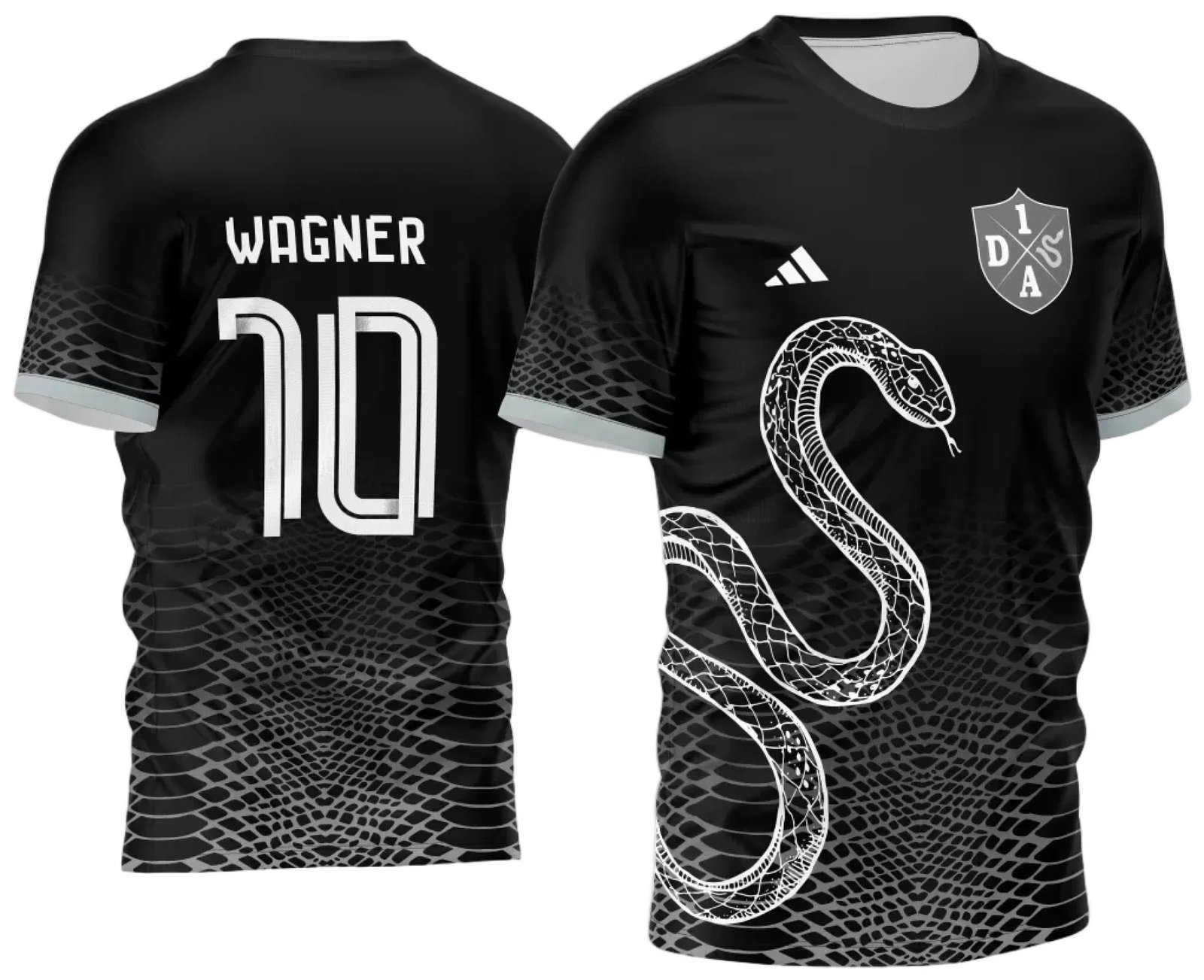 Arte Vetor Camisa Cobra de Time Futebol