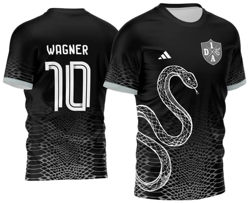 Arte Vetor Camisa Cobra de Time Futebol