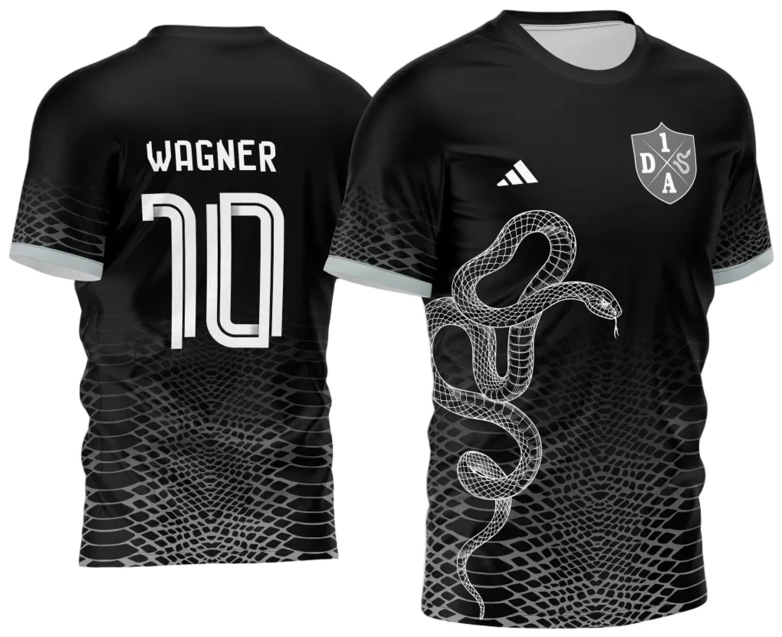 Arte Vetor Camisa Cobra de Time Futebol