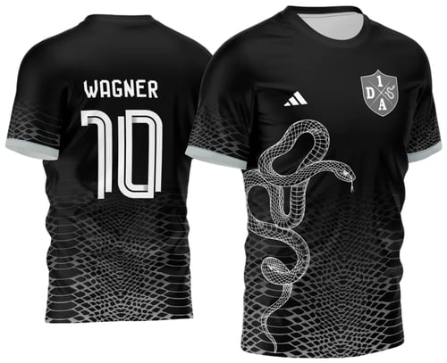 Arte Vetor Camisa Cobra de Time Futebol