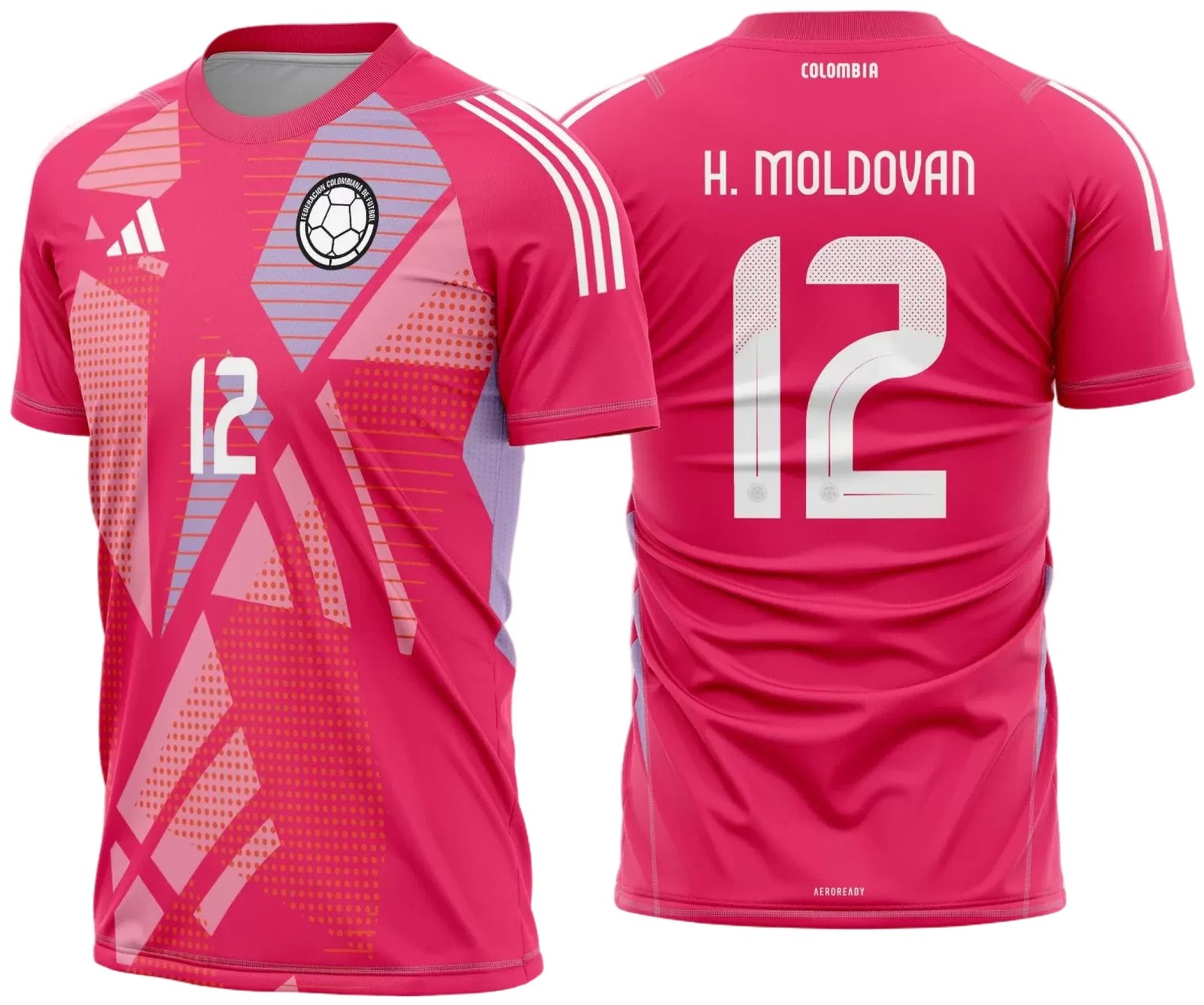Arte Vetor Camisa Colombia Goleiro 2024 - 2025