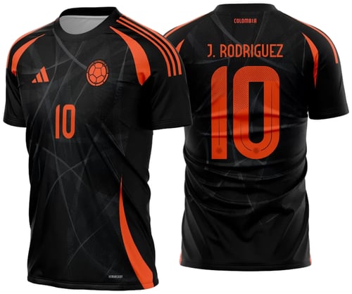 Arte Vetor Camisa Colombia Reserva 2024 - 2025