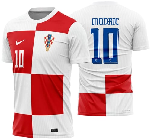 Arte Vetor Camisa Croácia Titular 2024 - 2025