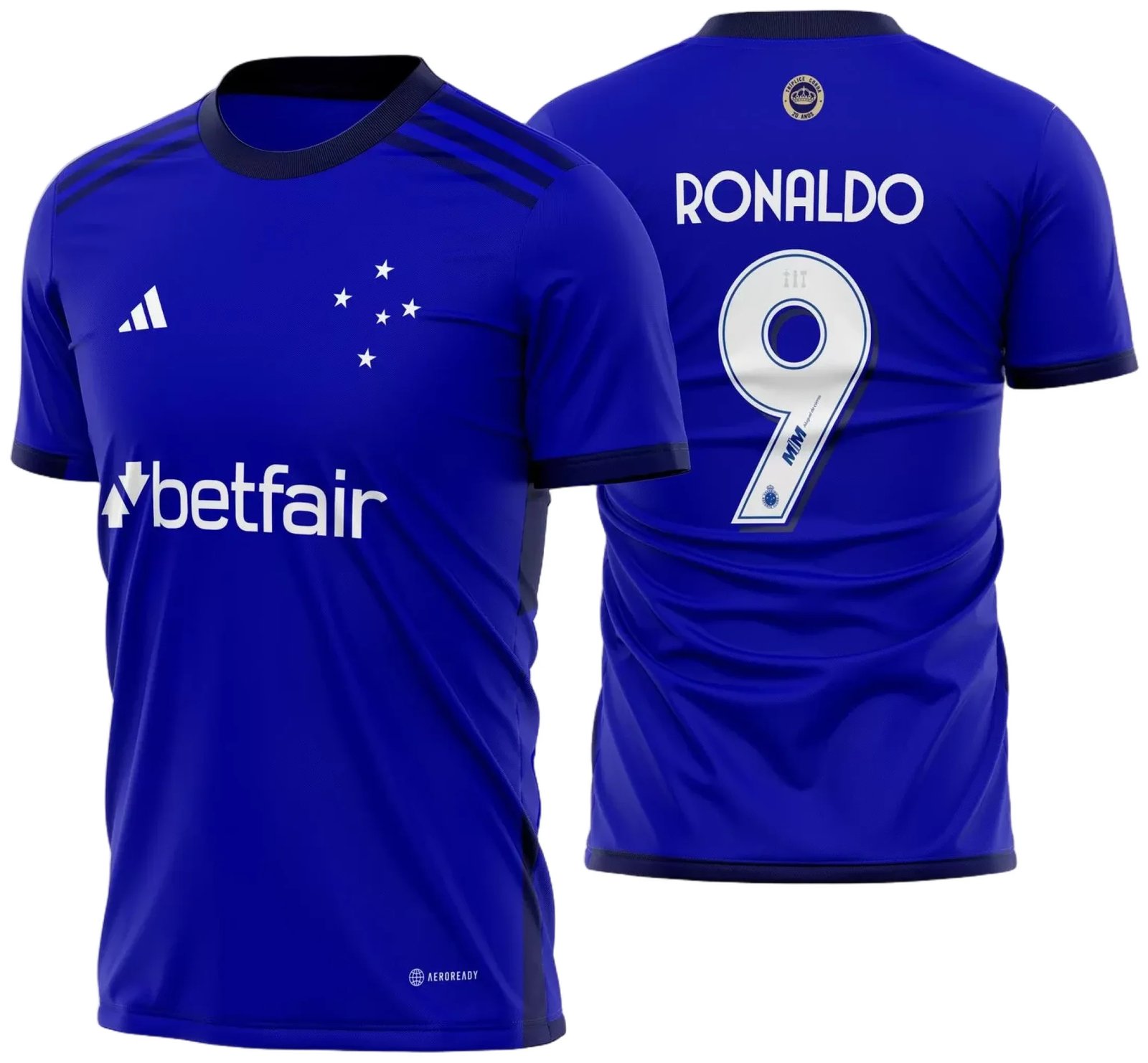 Arte Vetor Camisa Cruzeiro Titular 2023 - 2024