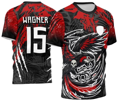 Arte Vetor Camisa de Interclasse Arara Ataque 2024 - 2025