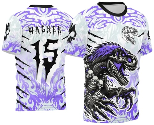 Arte Vetor Camisa de Interclasse Dino T-Rex 2024 - 2025