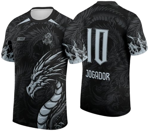 Arte Vetor Camisa de Interclasse Dragão 2024 - 2025