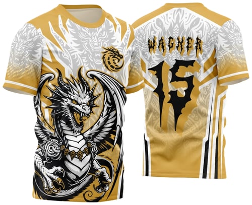 Arte Vetor Camisa de Interclasse Dragão Divino 2024 - 2025