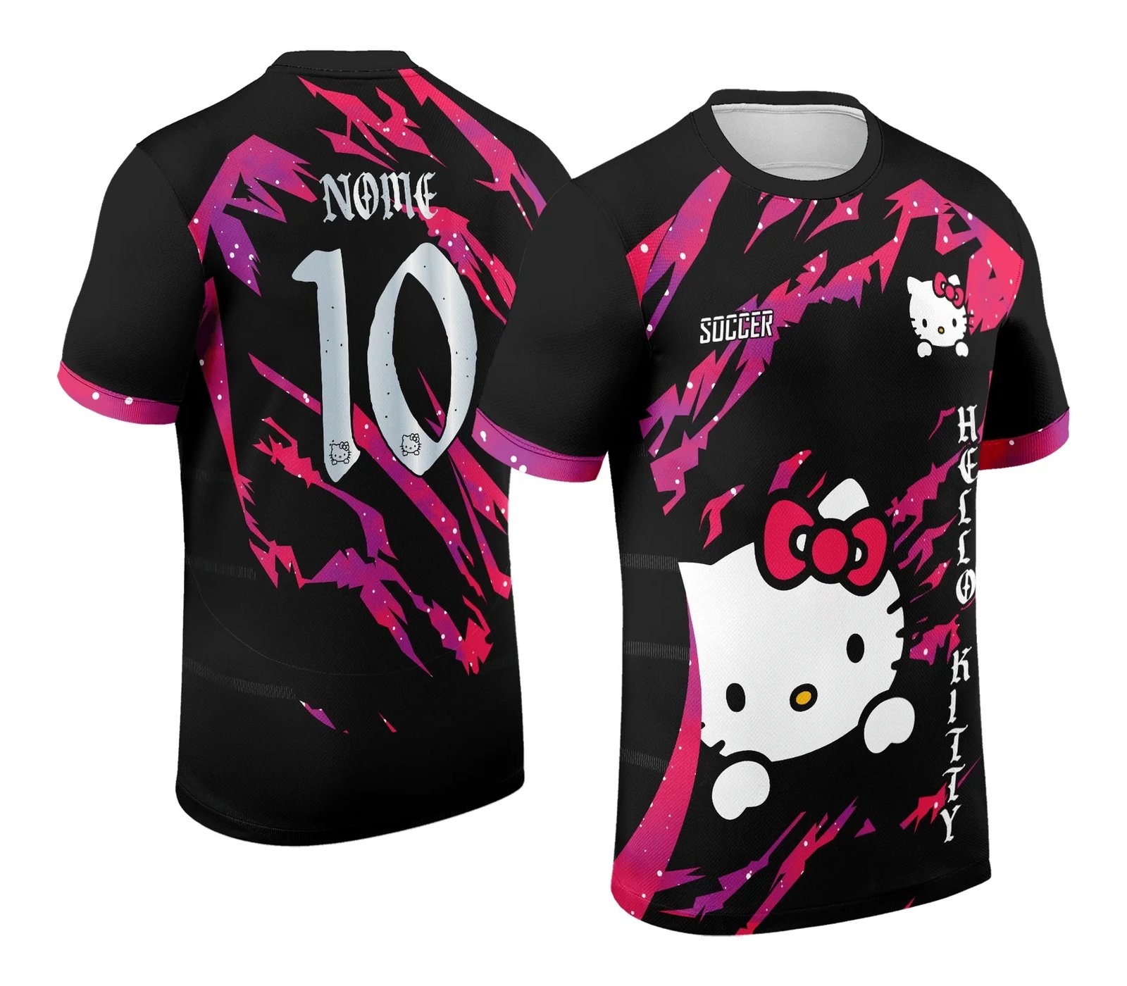 Arte Vetor Camisa de Interclasse Hello Kitty 2024 - 2025