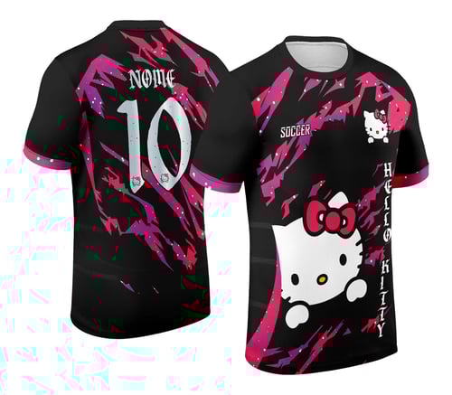 Arte Vetor Camisa de Interclasse Hello Kitty 2024 - 2025
