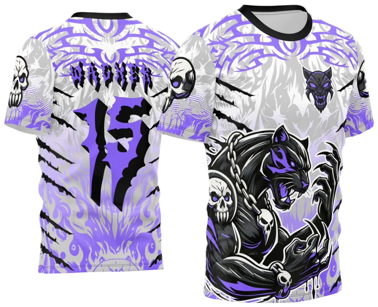Arte Vetor Camisa de Interclasse Pantera Dark 2024 - 2025