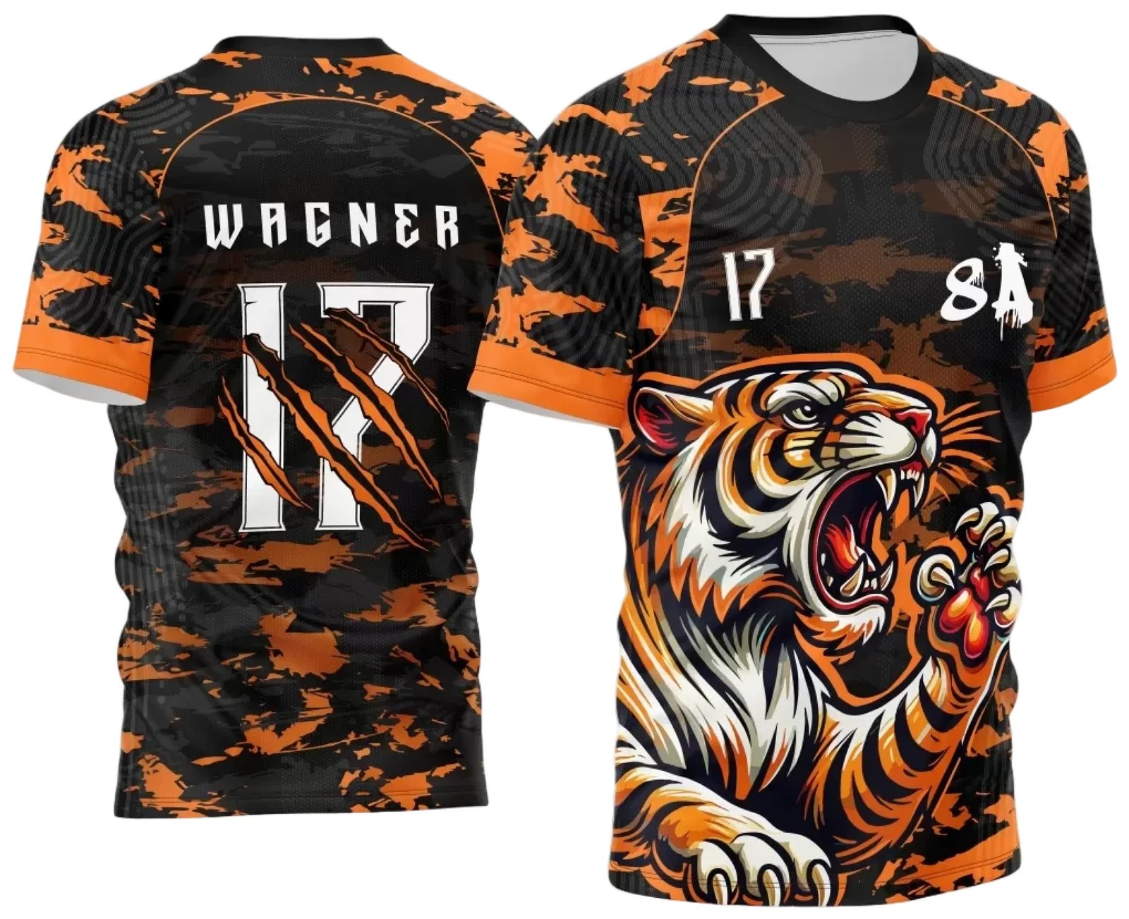 Arte Vetor Camisa de Interclasse Tigre 2024 - 2025