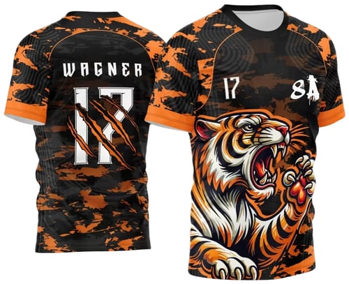 Arte Vetor Camisa de Interclasse Tigre 2024 - 2025