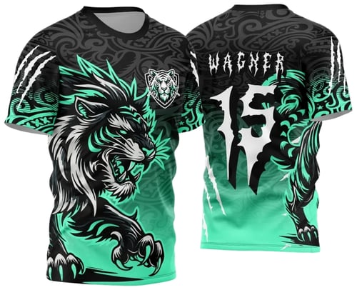 Arte Vetor Camisa de Interclasse Tigre 2024 - 2025