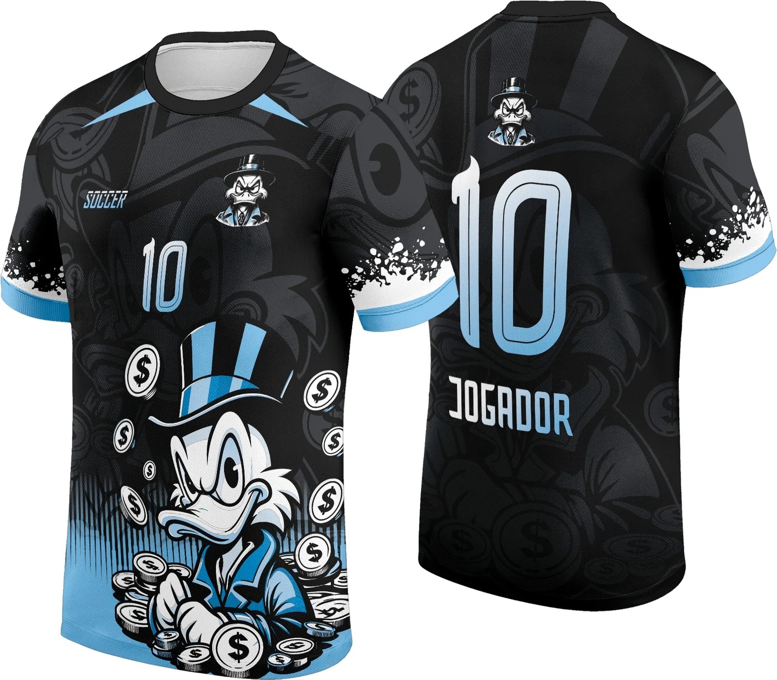 Arte Vetor Camisa de Interclasse Tio Patinhas 2024 - 2025