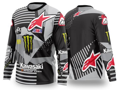 Arte Vetor Camisa de MOTOCROSS 2024 - 2025