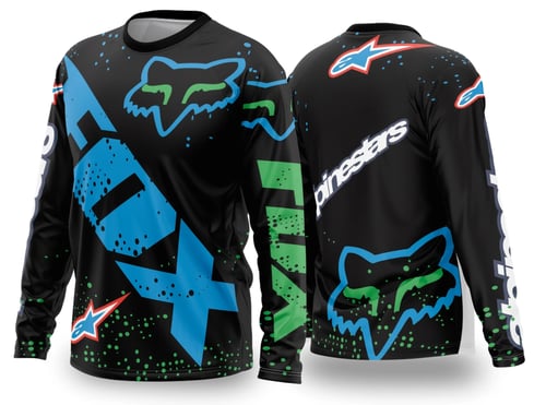 Arte Vetor Camisa de MOTOCROSS 2024 - 2025