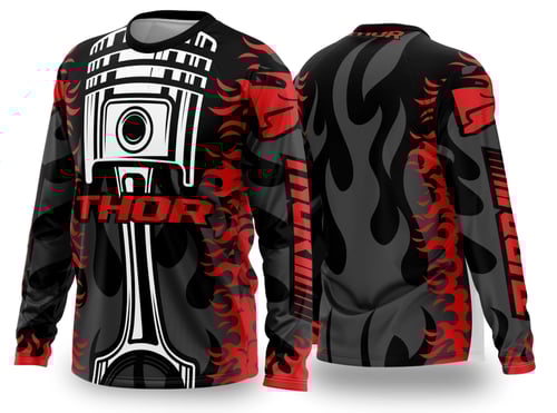 Arte Vetor Camisa de MOTOCROSS 2024 - 2025