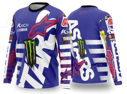 Arte Vetor Camisa de MOTOCROSS 2024 - 2025