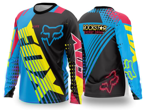 Arte Vetor Camisa de MOTOCROSS 2024 - 2025