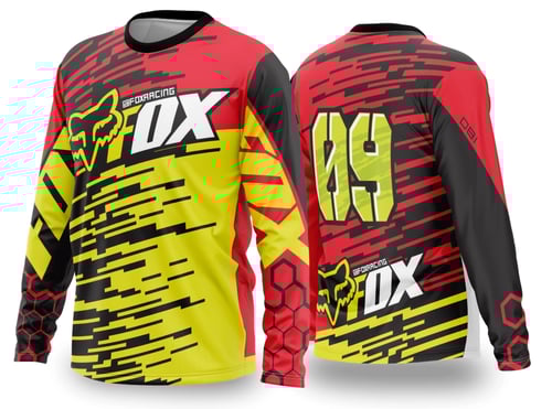 Arte Vetor Camisa de MOTOCROSS 2024 - 2025