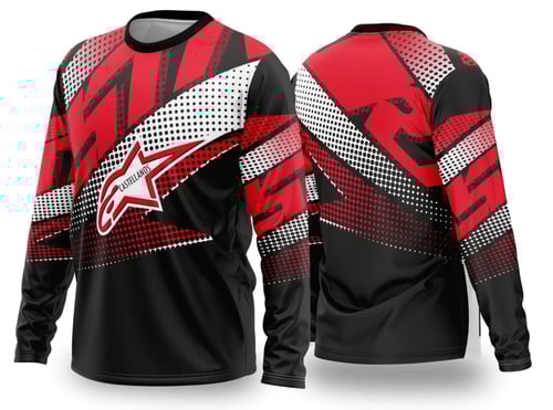Arte Vetor Camisa de MOTOCROSS 2024 - 2025