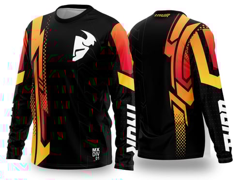 Arte Vetor Camisa de MOTOCROSS 2024 - 2025