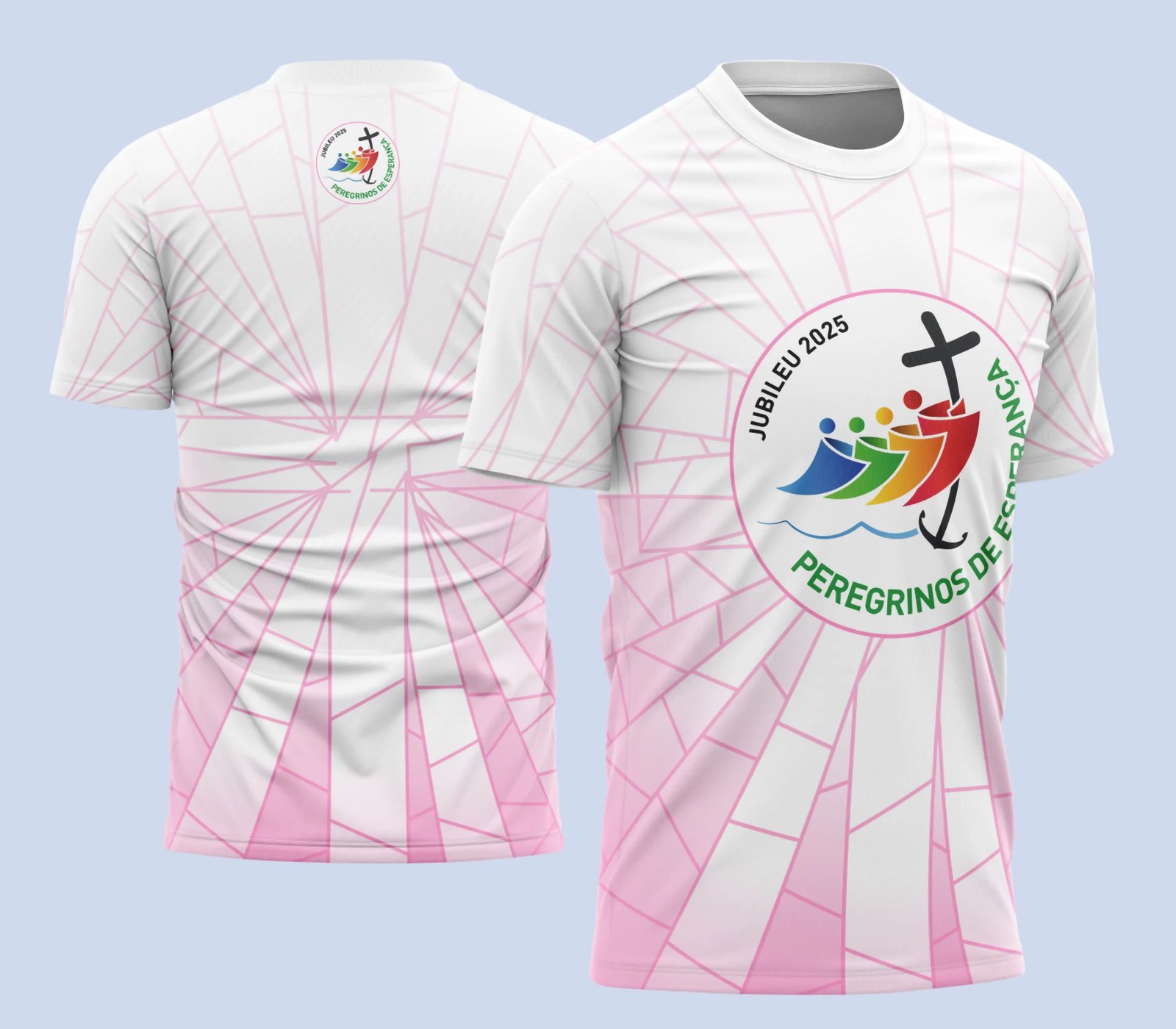 Arte Vetor Camisa de Religião - Peregrinos de Esperança