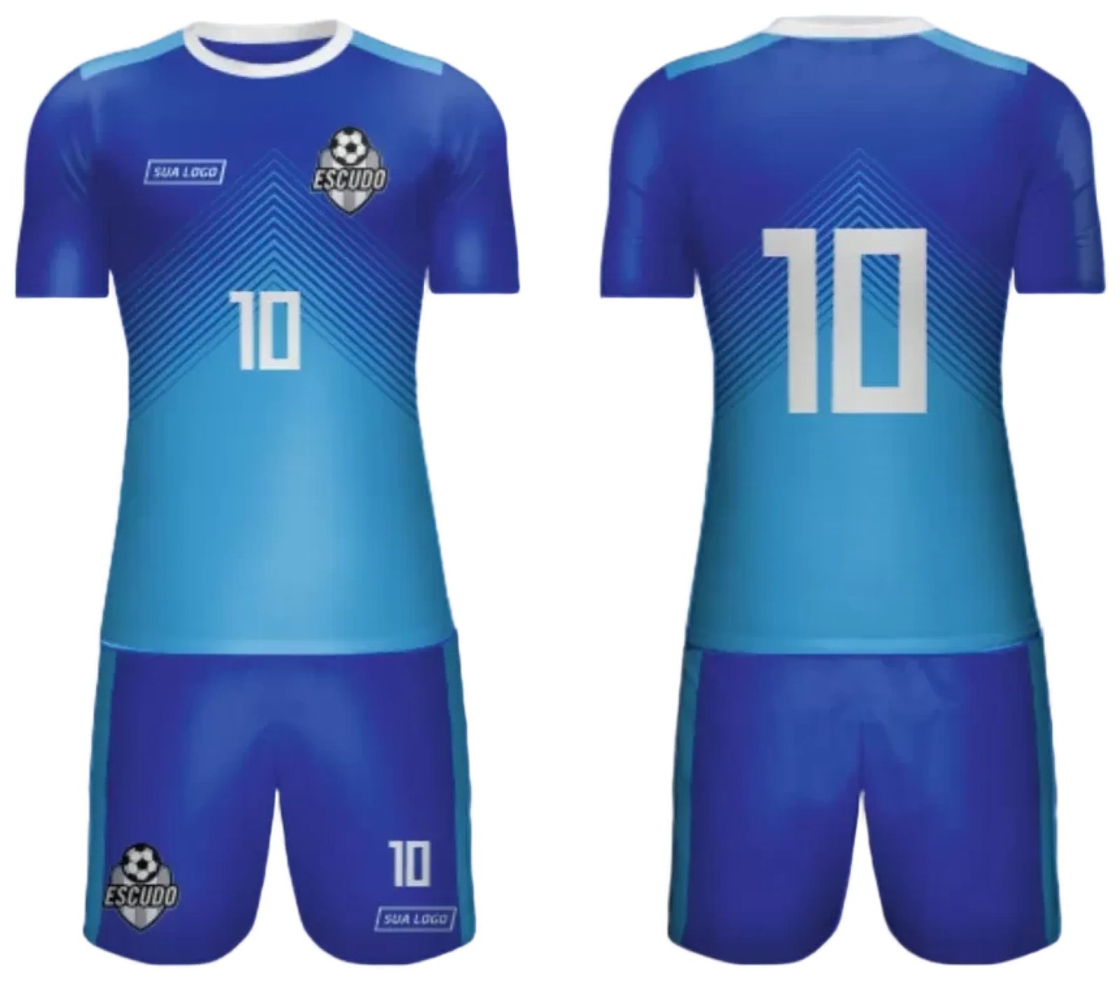 Arte Vetor Camisa de Time Amador 2024 - Modelo 10