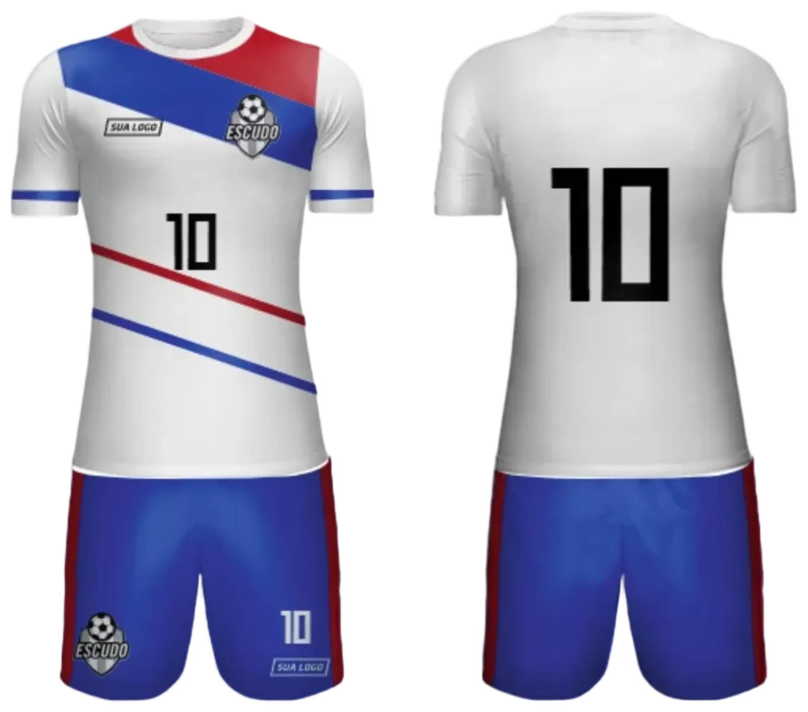 Arte Vetor Camisa de Time Amador 2024 - Modelo 12
