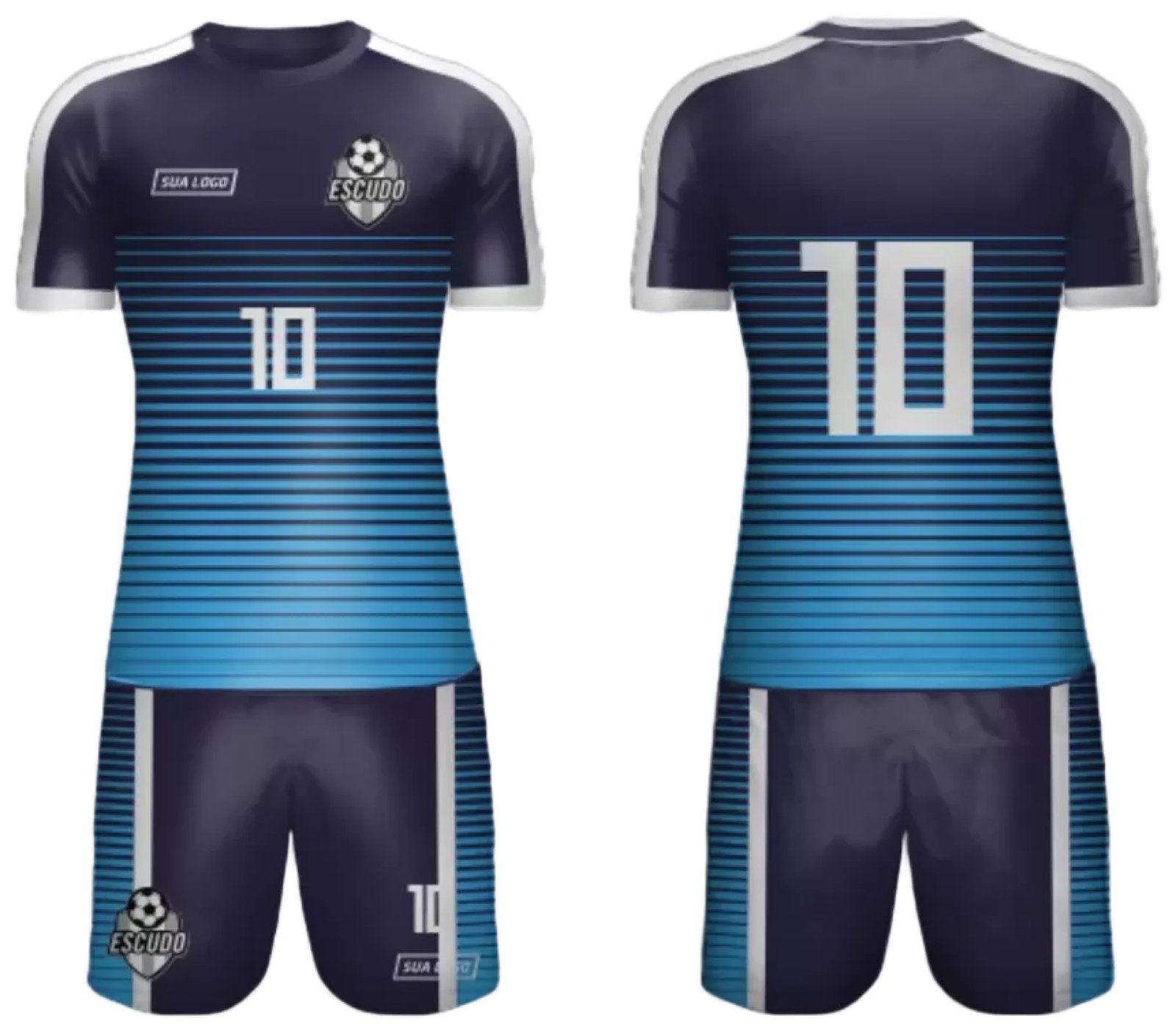 Arte Vetor Camisa de Time Amador 2024 - Modelo 25