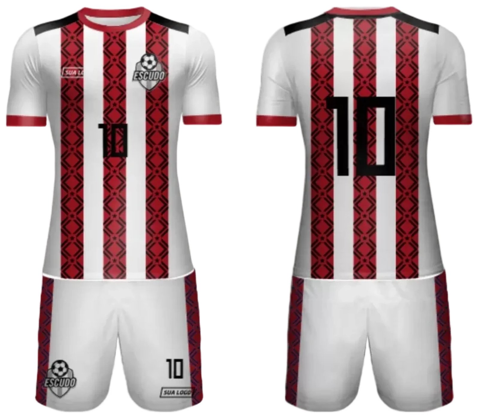 Arte Vetor Camisa de Time Amador 2024 - Modelo 36