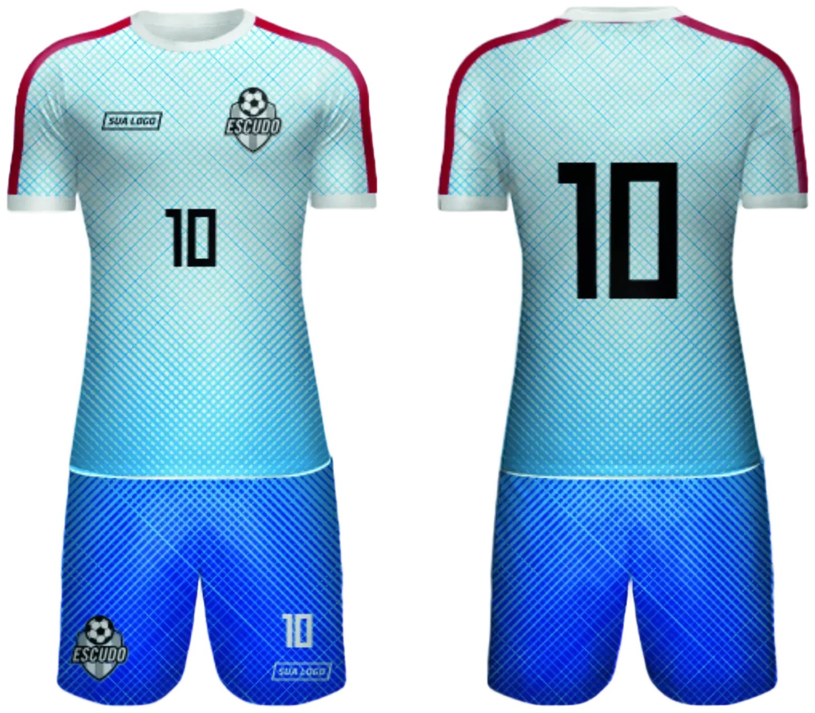 Arte Vetor Camisa de Time Amador 2024 - Modelo 58