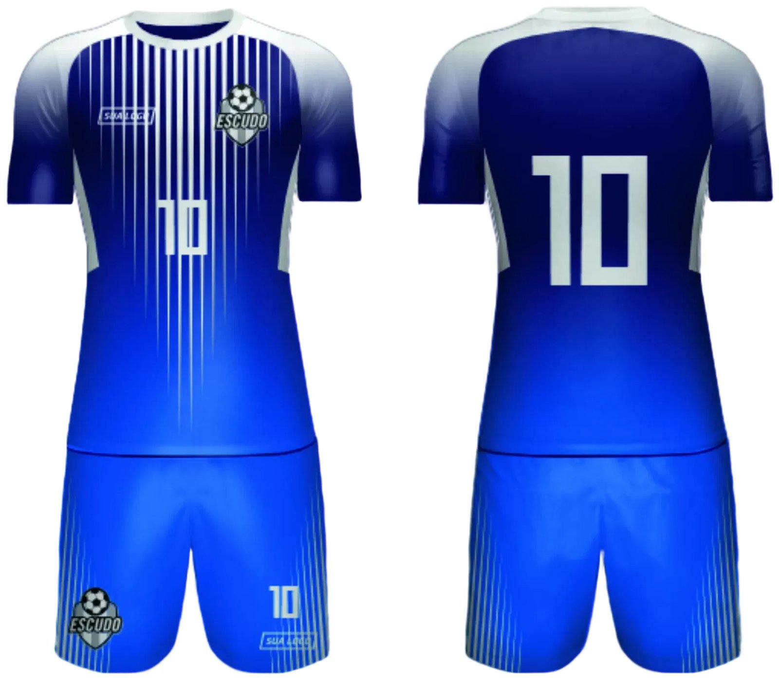 Arte Vetor Camisa de Time Amador 2024 - Modelo 60