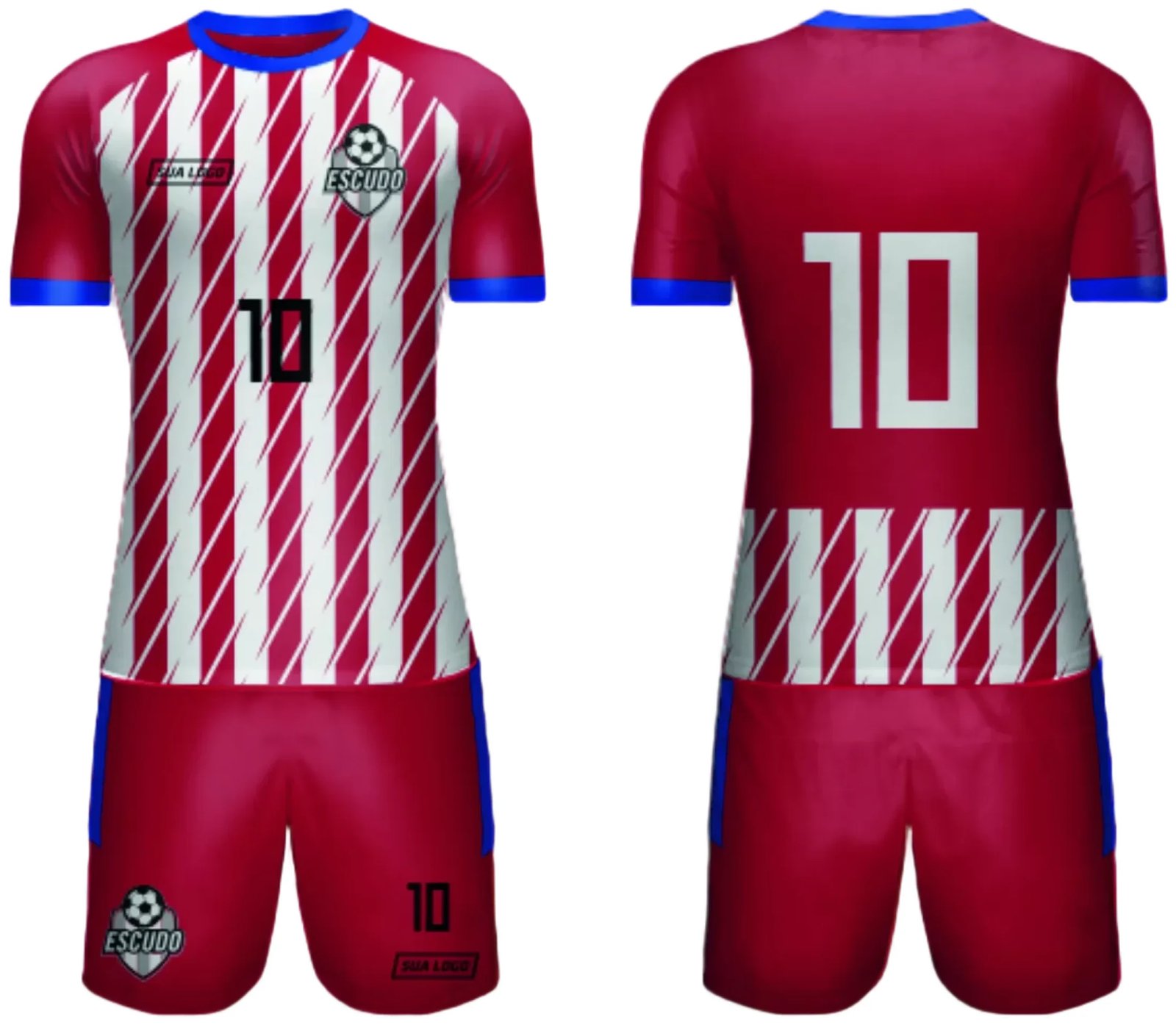 Arte Vetor Camisa de Time Amador 2024 - Modelo 83
